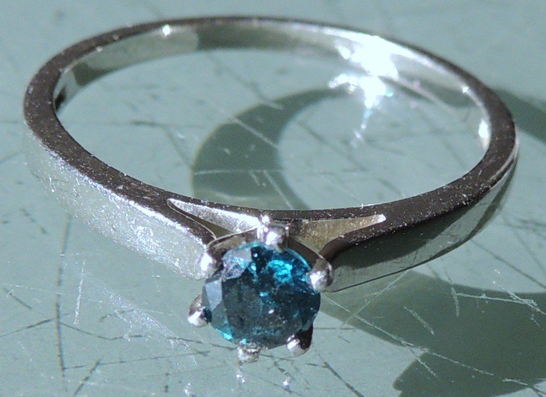 Bagues: Diamant Silber 925 Fingerring Gr. 56 – D'occasion à Waldenburg par schaller707 5