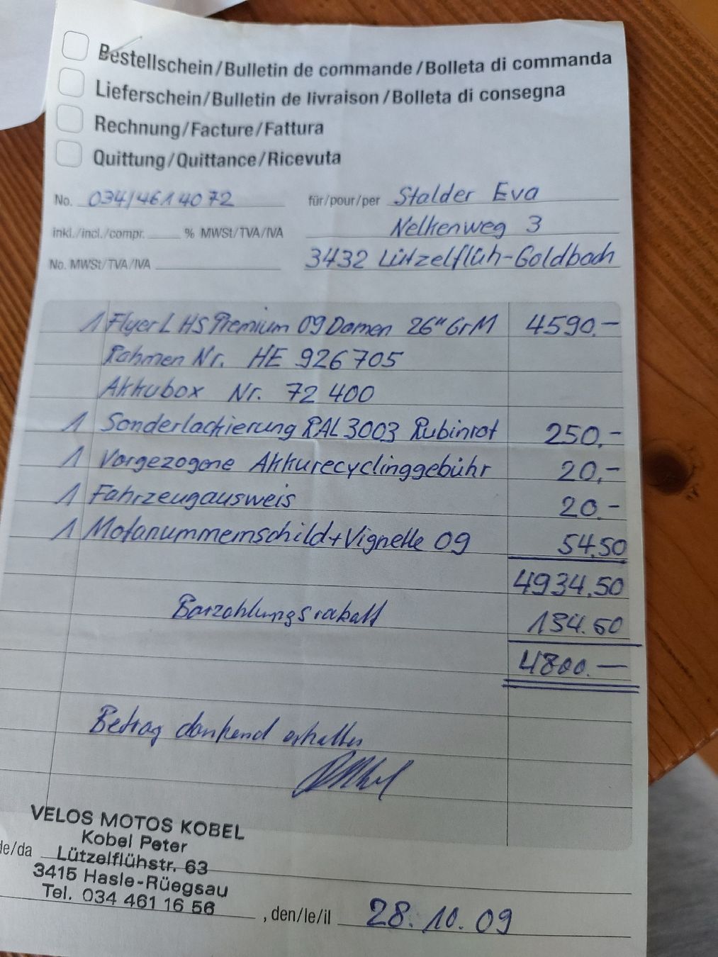 Flyer Biciclette: Elektro Velo Marke Flyer – Usato da Sumiswald venduto da FassBar 6