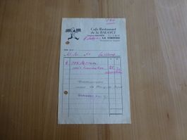 La Cibourg, Cafe Restaurant de la Balance, A. Sulliger, 1950