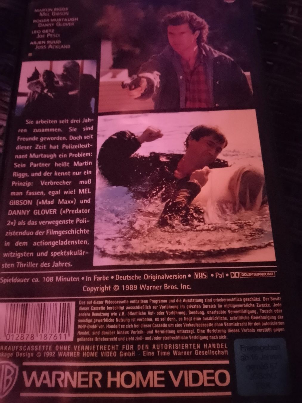 Tutti i VHS: Lethal Weapon 2 VHS Warner Home Video 11876 – Usato da Remetschwil venduto da Privatflohmi 2