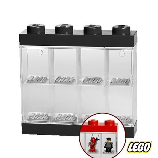 Vetrine: Lego Figuren Display Case 4 Knob Schwarz – Nuovo e nell'imballaggio originale da Wettingen venduto da kochshop