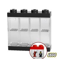 Lego Figuren Display Case 4 Knob Schwarz