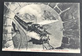 Gotthardbahn einfahrt Tunnel 