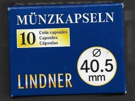 Lindner 10er Pack Münzkapseln 40,5 mm - 1 Oz Libertad Silber