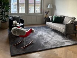 van besouw Teppich Silbergrau Ultrasoft (2.5 x 2.7 m)