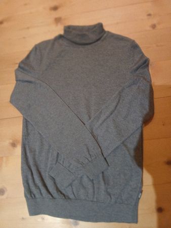 BOSS Hugo Boss Rollkragenpullover – 100 % Schurwolle – M