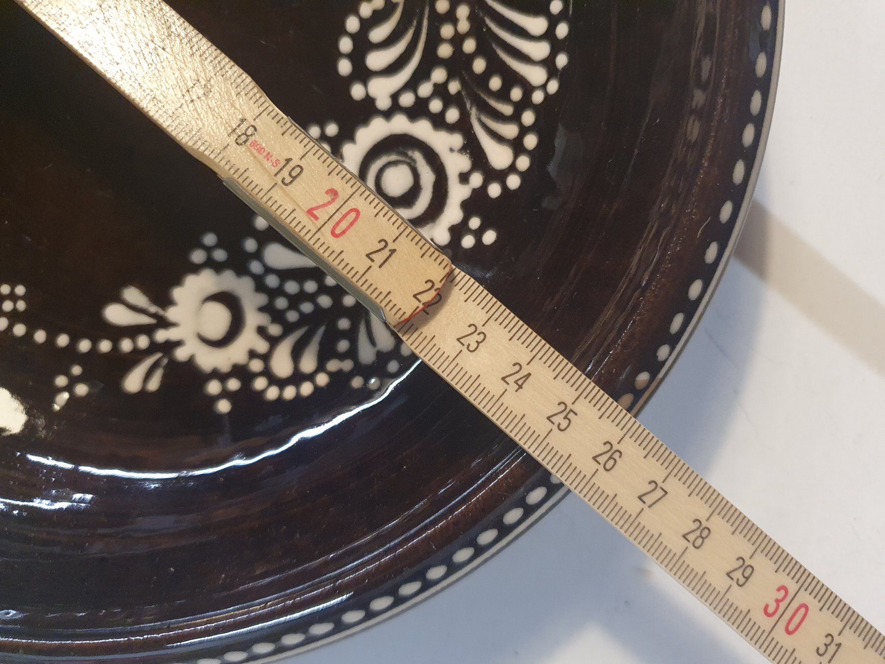 Assiettes: Dekoteller braun 25 cm Durchmesser – D'occasion à Zürich par loosebone 4