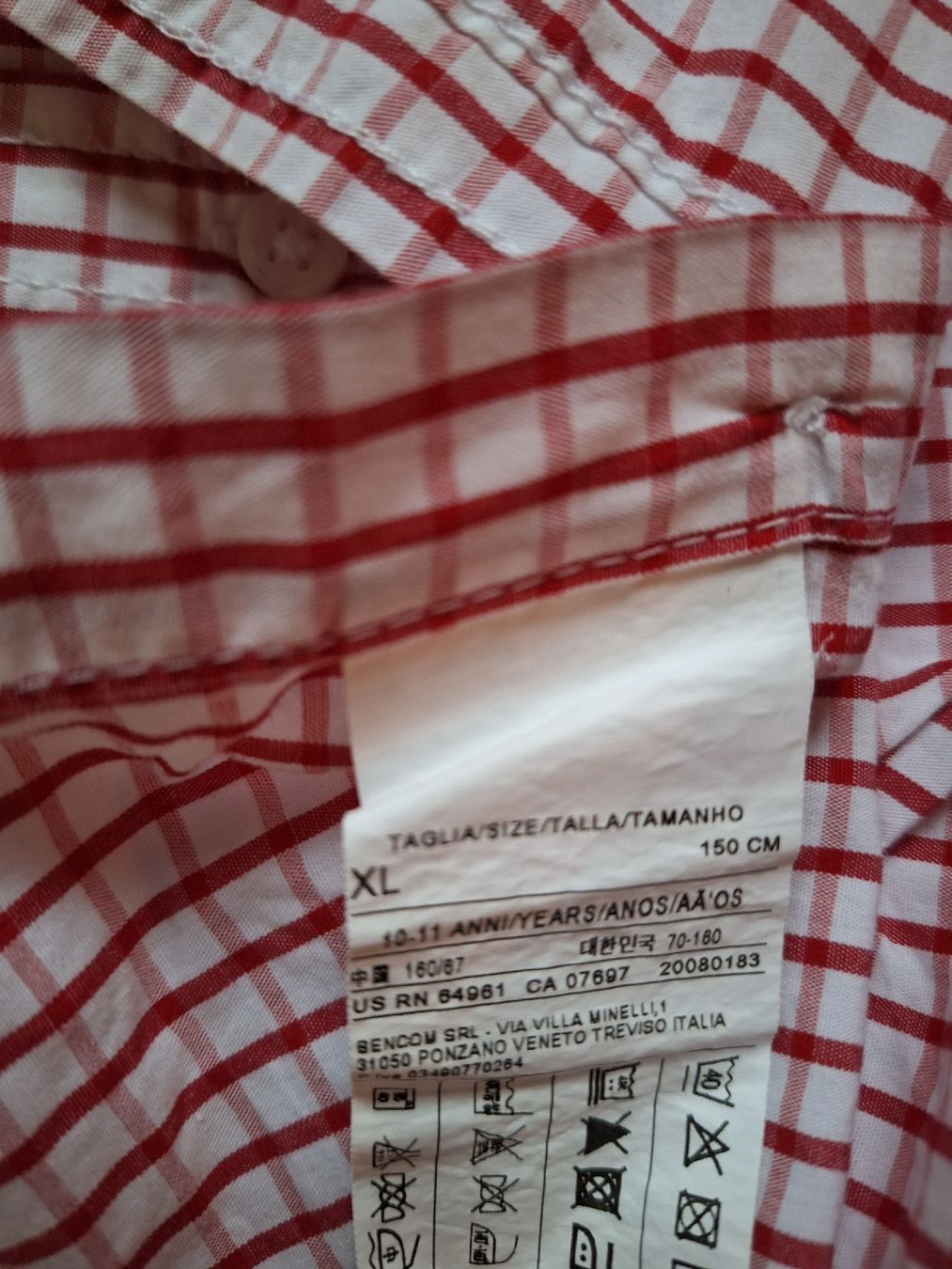 Benetton Camicie, T-shirt & Polo: Hemd von Benetton, Grösse 140/146 – Usato da St.Gallen venduto da dajo0809 6