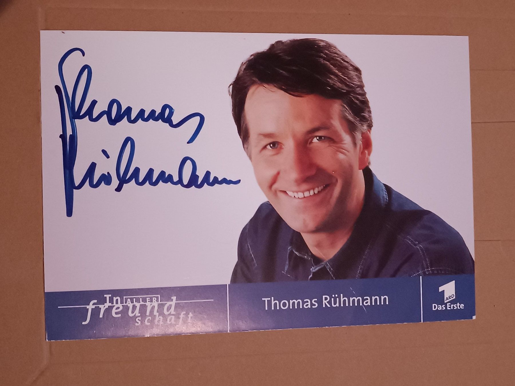 Autografi: Thomas Rühmann - handsigniert Autogrammkarte – Usato da Menziken venduto da Autogramme