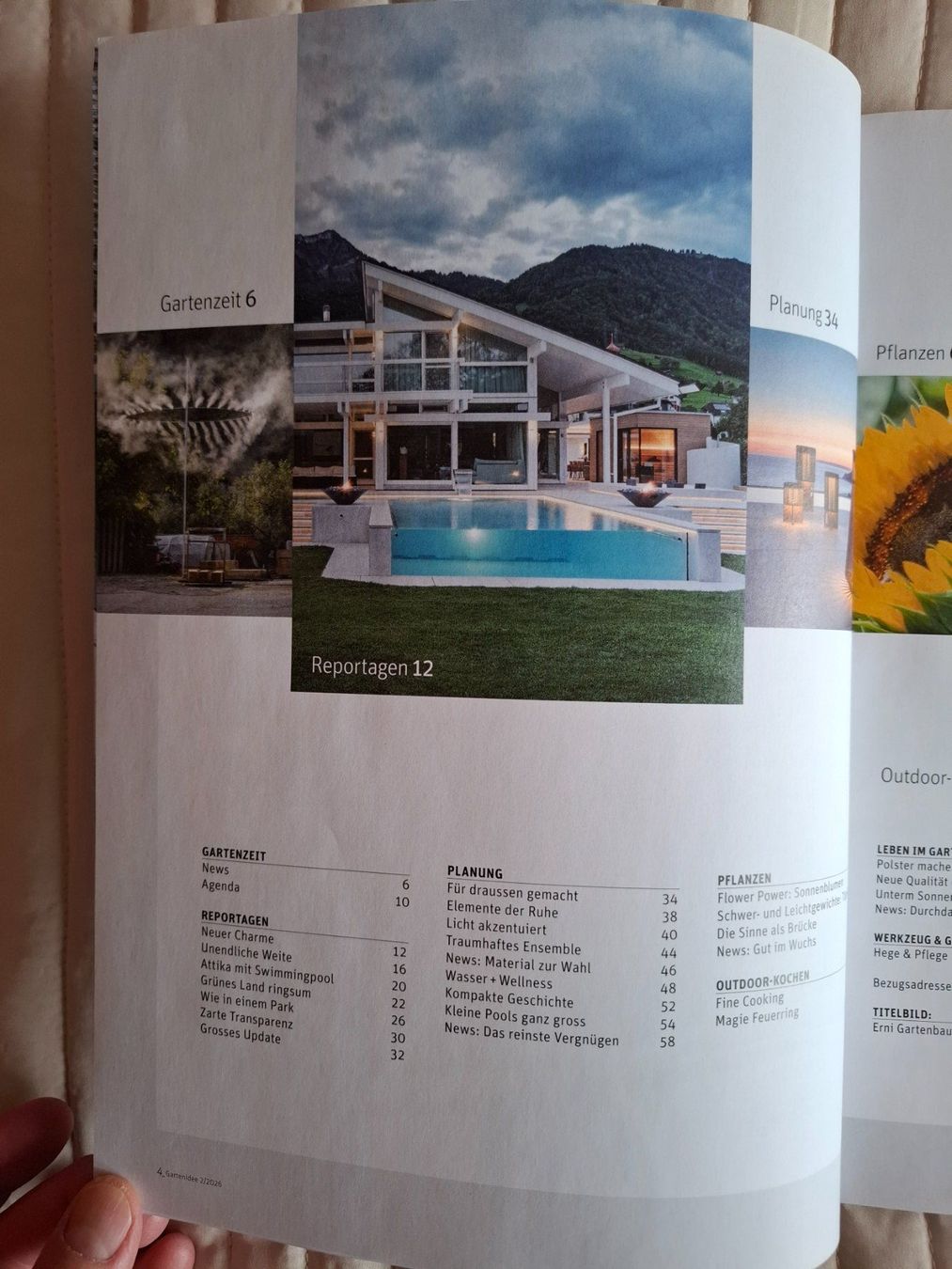 Riviste & Magazine: GartenIdee Zeitschrift 2/2026  Wie Neu – Nuovo (secondo la descrizione) da Affoltern am Albis venduto da Sabinezc 1