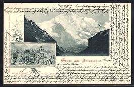 Interlaken, Hotel National mit Gebirgspa