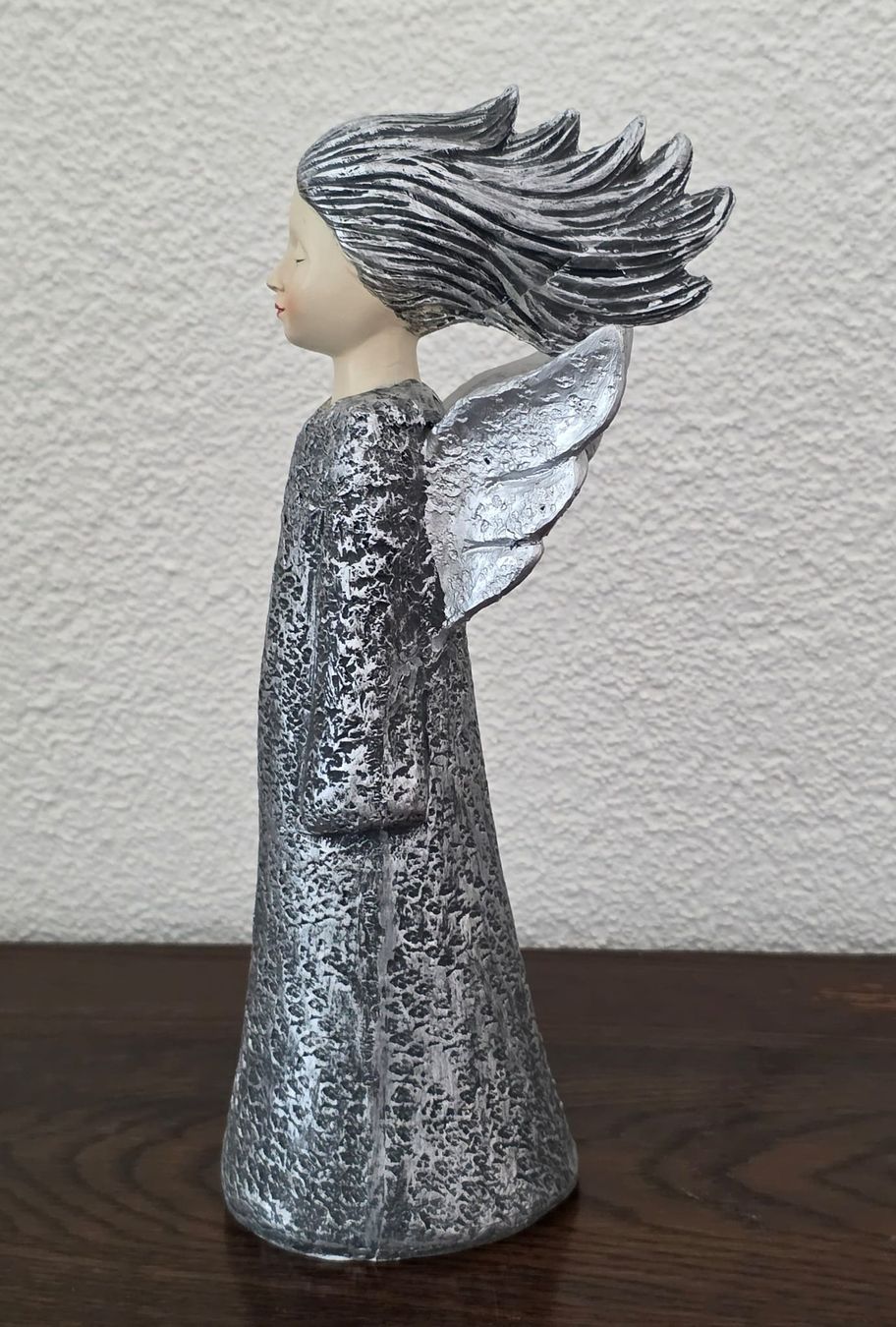 Alle Dekorationen: Dekofigur Engel Shabby Chic, Silber – Gebraucht aus Rheinsulz von Dred 1