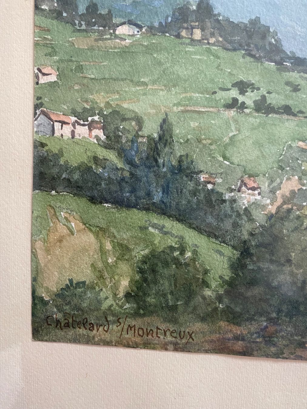 Dipinti: Aquarell Chatelard/Montreux von Kunstmaler Pérusset – Usato da Kreuzlingen venduto da don_ueli6wb5 3