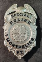 Box280 - Dienstmarke USA Special Police Montpellier Vermont