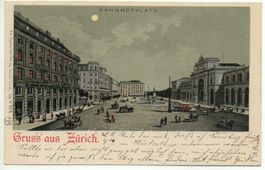 LUNA-AK Gruss aus Zürich, Rössli-Tram