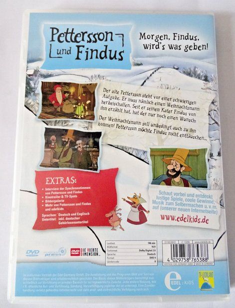 Tutti i DVDs: Pettersson & Findus - Morgen, Findus, wird's was geben! – Usato da St.Gallen venduto da elk2022 1