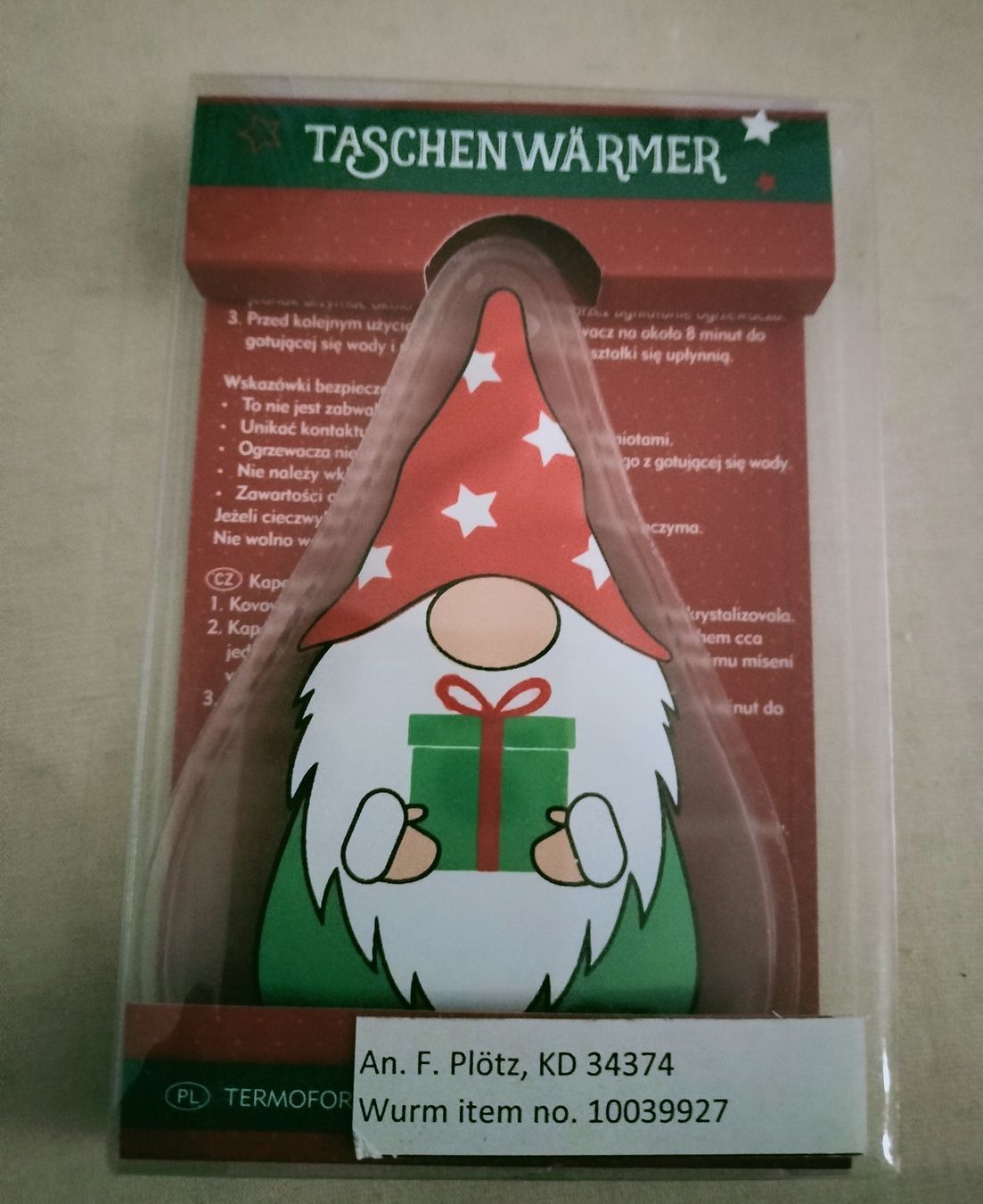 Altro in  Abbigliamento & Accessori: Taschenwärmer – Nuovo e nell'imballaggio originale da Heimberg venduto da Rockenrol