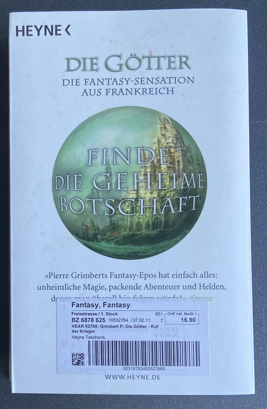 Libri: 4 Taschenbücher von Pierre Grimbert und Bernard Cornwell – Usato da Böckten venduto da Hansi36 3