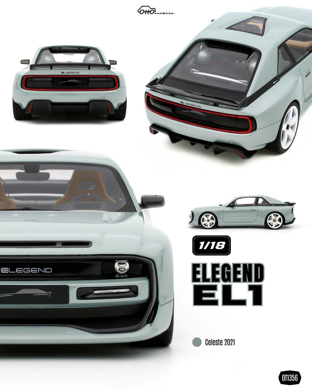 BMW Modellini d'auto: Elegend EL1 Celeste 2021 1/18 OttoMobile NEU – Nuovo e nell'imballaggio originale da Oberrüti venduto da tomluethi