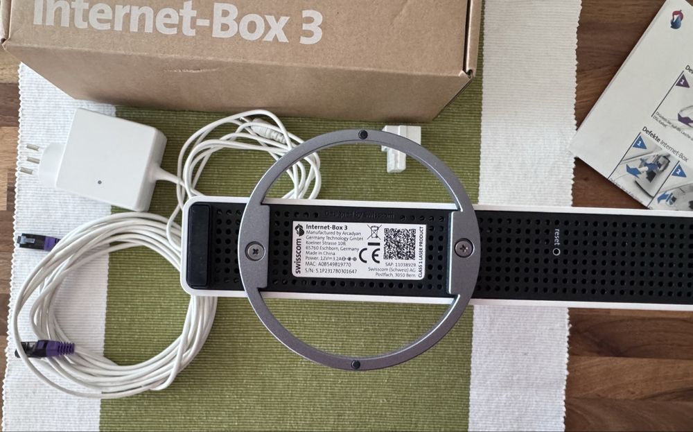 Swisscom Internet-Box 3 Router - Neuwertig, Top Zustand! (Neu (gemäss ...