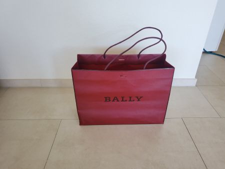 Bally Papier Einkauf Tragtasche 40 x 30 x 14,5cm