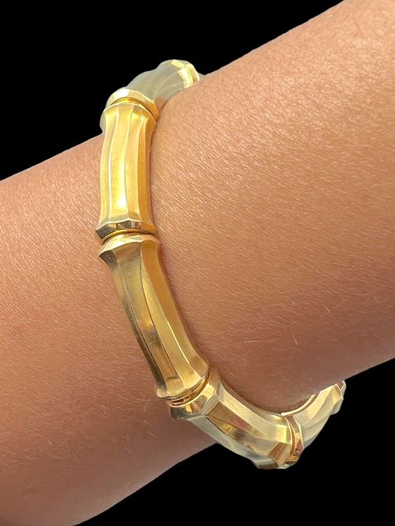 Cartier Bamboo Bracelet 18k Gelbgold 16.5cm S656 Kaufen auf Ricardo