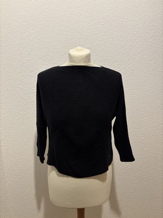 Pullover Tom Tailor gerippt schwarz Grösse XS