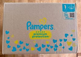 Pampers Grösse 1, 2-5 KG, 2 Boxen à 180 Stück, ungeöffnet