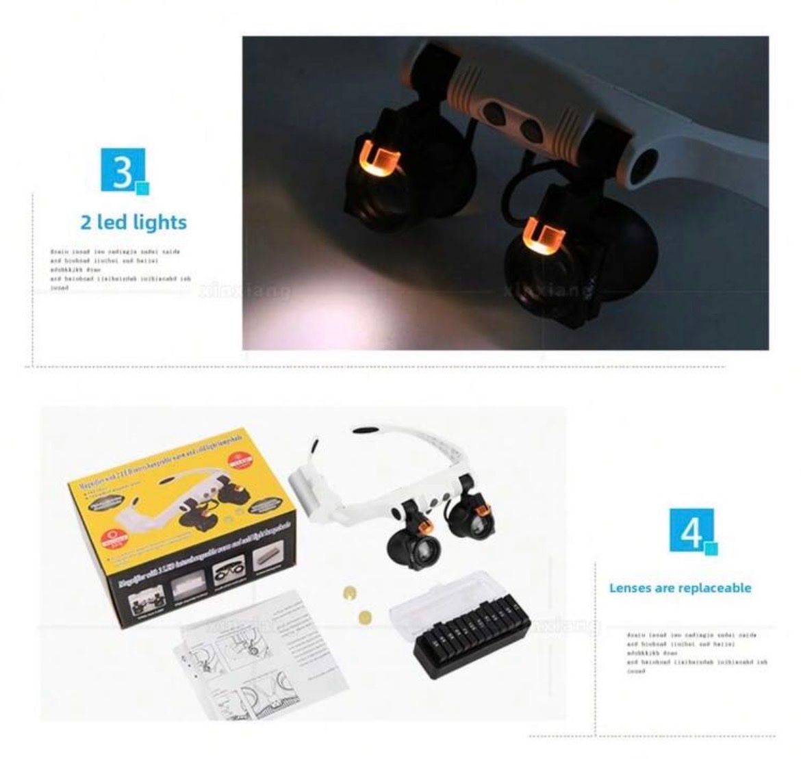 Sonstiges zu Optik: LED Kopflupe / Stirnlupe mit Licht – Neu und originalverpackt aus Emmenbrücke von ShopDirect 3