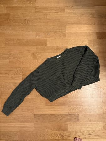 Dariadeh Pullover Baumwolle grün Xs