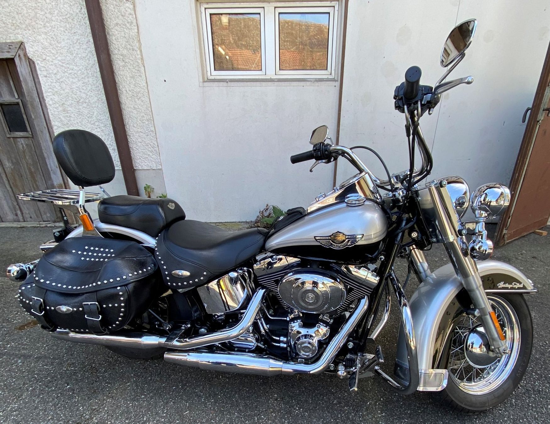 Harley-Davidson Chopper: Harley-Davidson Jubiläums-Modell 2003 Heritage Softail – Usato da Reutlingen venduto da griggi90