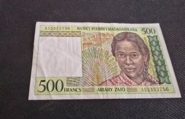 Billet Madagascar 500