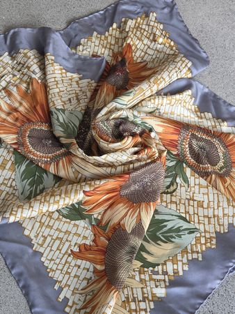 Seidentuch, Seidenfoulard 85 x 85 cm