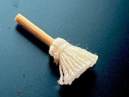 Geschirrbesen f/Puppenstuben. Handarbeit/England.