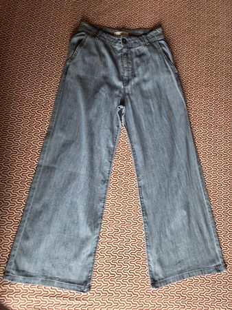 Jeans MNG gamba larga, taglia XS