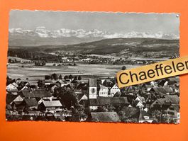 8865 Bassersdorf mit den Alpen 1961