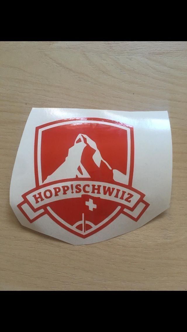 Sticker: Hopp Schwiiz Aufkleber rot oder weiss – Nuovo e nell'imballaggio originale da Regensdorf venduto da Mischa88
