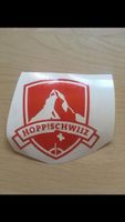 Hopp Schwiiz Aufkleber rot oder weiss