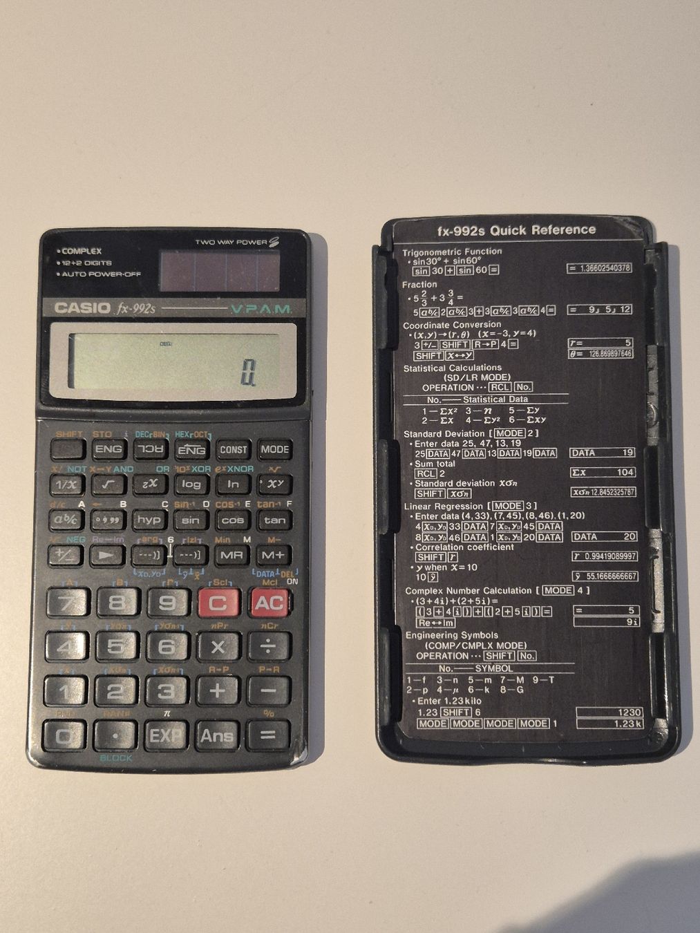 Casio Calcolatrici tascabili: Wissenschaftlicher Taschenrechner Casio fx-992s – Usato da Hefenhofen venduto da GSC99 1