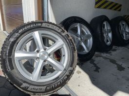 4 GAMAPARTS RÄDERN - MICHELIN ALPIN 6 -  225/55R16