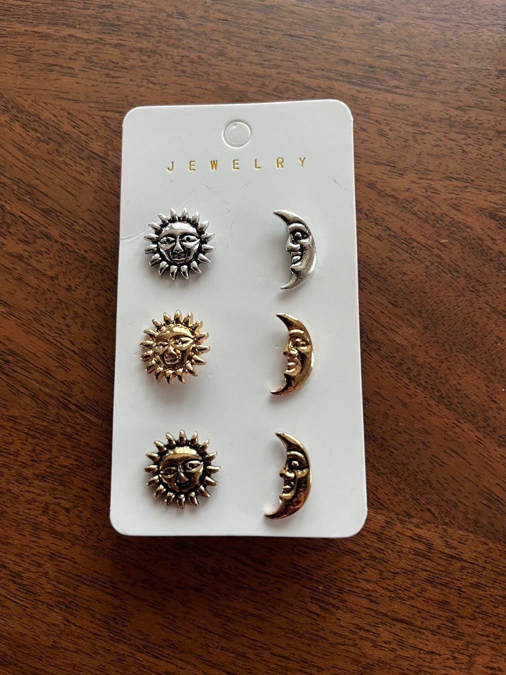 Orecchini pendenti & Orecchini a lobo: Ohrstecker Sonne & Mond, 3er Set – Nuovo (secondo la descrizione) da Gams venduto da Mariawicca 6