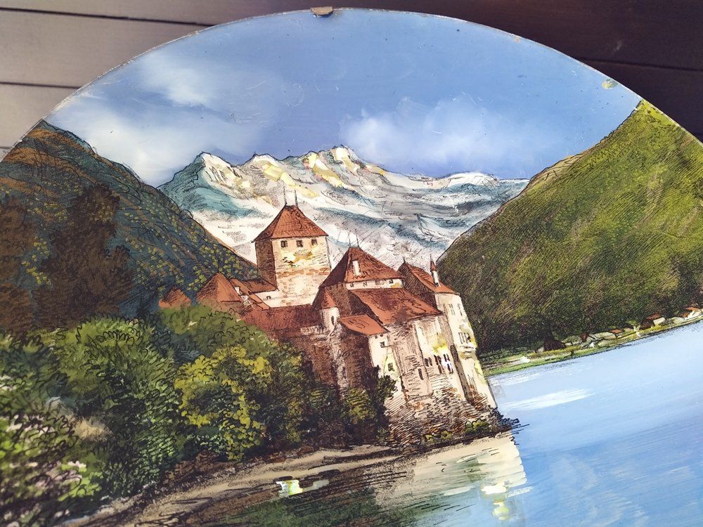 Piatti: Château de Chillon - Grande Assiette – Usato da Morgins venduto da Laurentcorinne 1