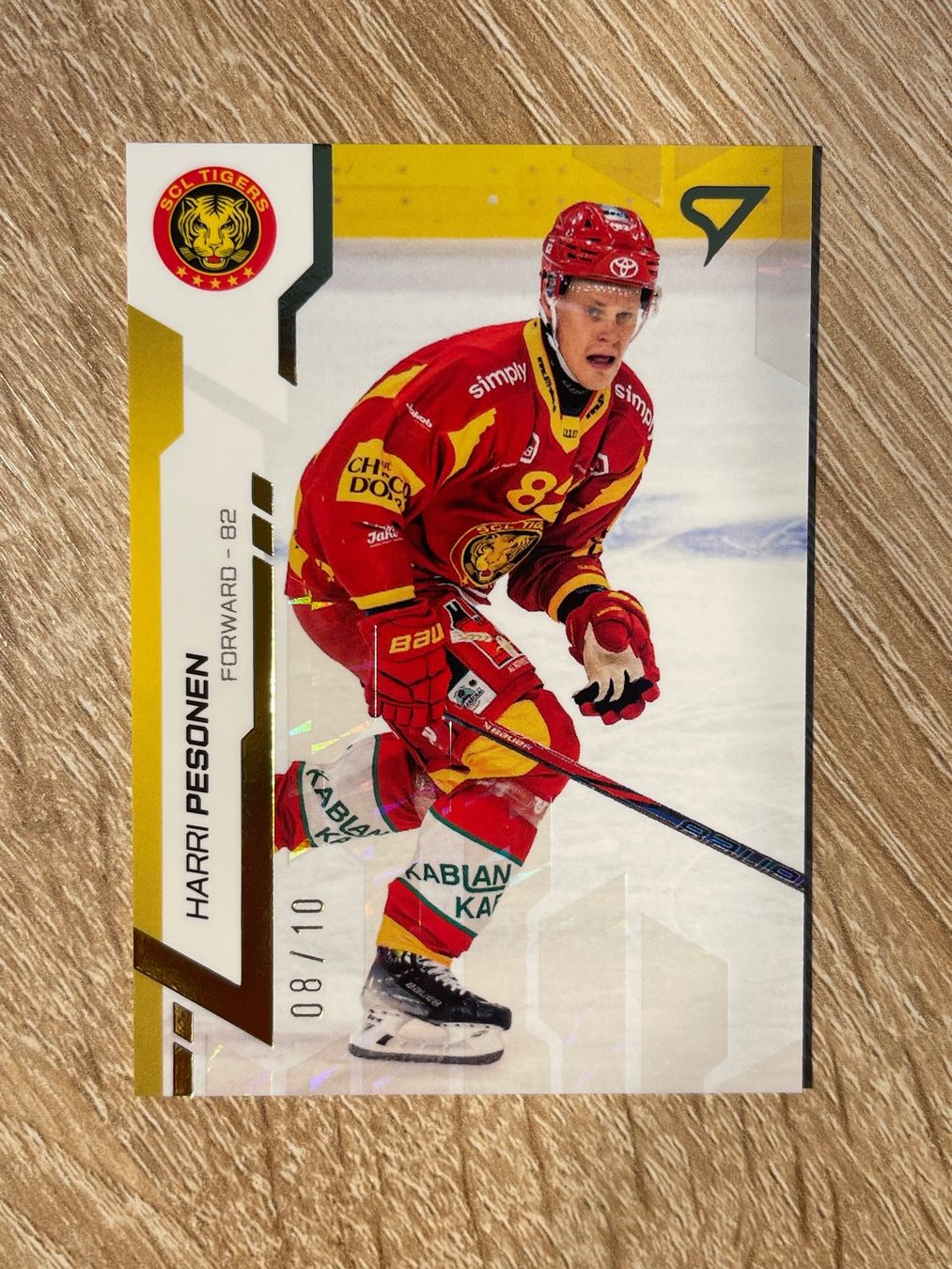 Sportzoo Sammelbilder & Trading cards: Harri Pesonen SCL Tigers 08/10 – Gebraucht aus Thun von Suomitiger