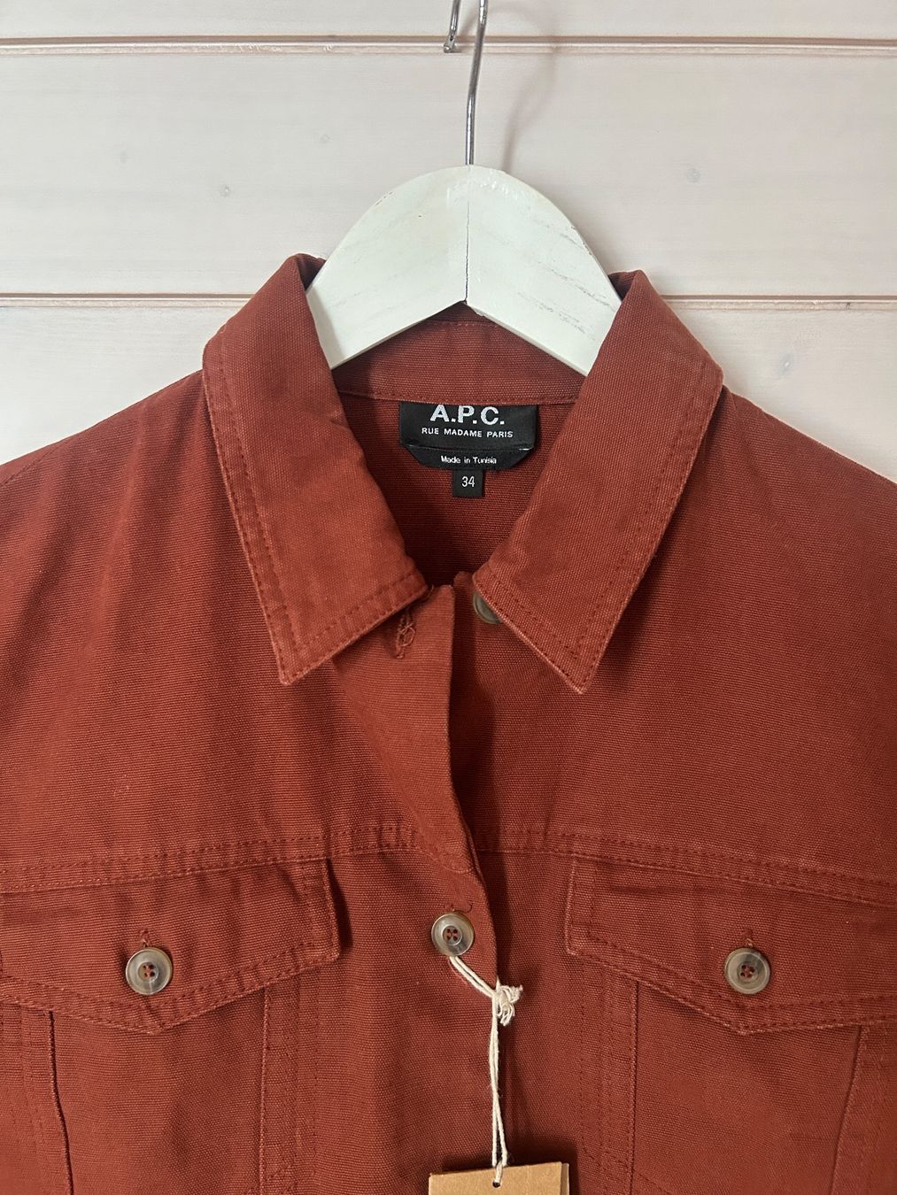 Vestiti: A.P.C. Kleid Alpine Brique – Gr. 34 – Nuovo e nell'imballaggio originale da Illnau venduto da Monkky 2