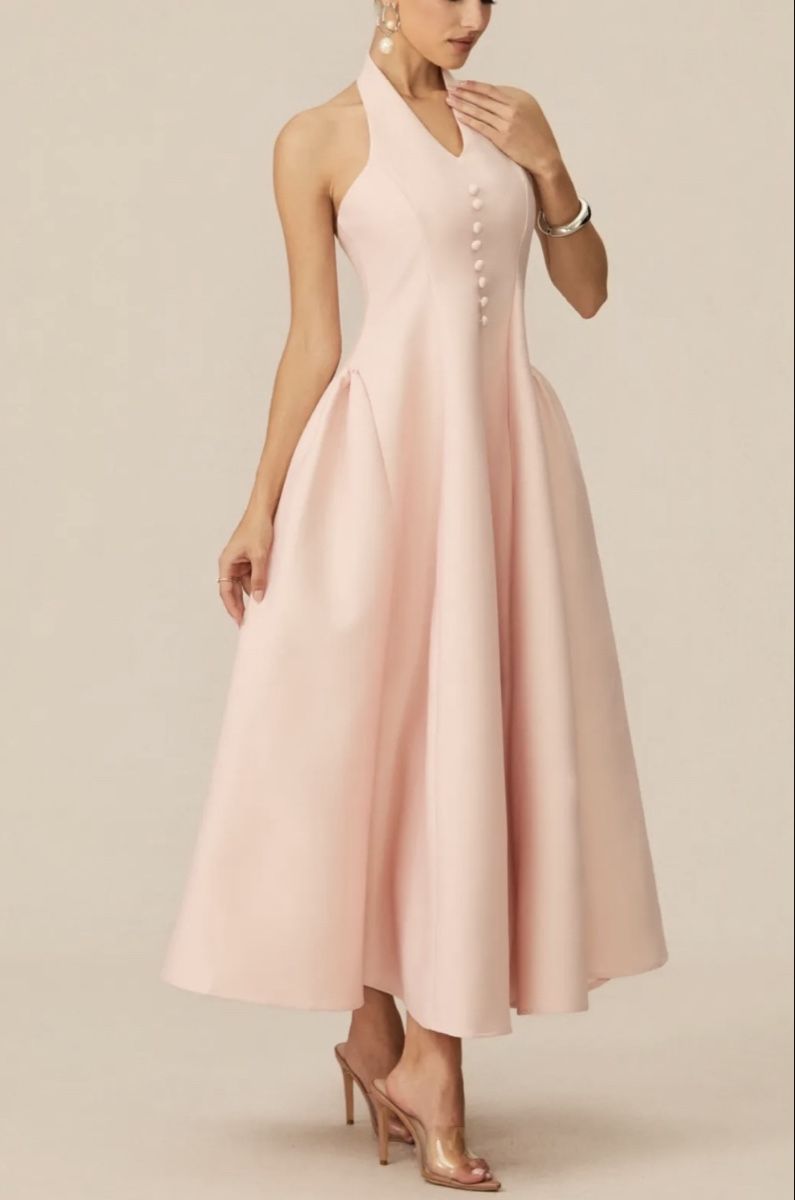 Vestiti: Rosa Neckholder Kleid Abendkleid Ballkleid – Nuovo (secondo la descrizione) da Liestal venduto da sha_92sb