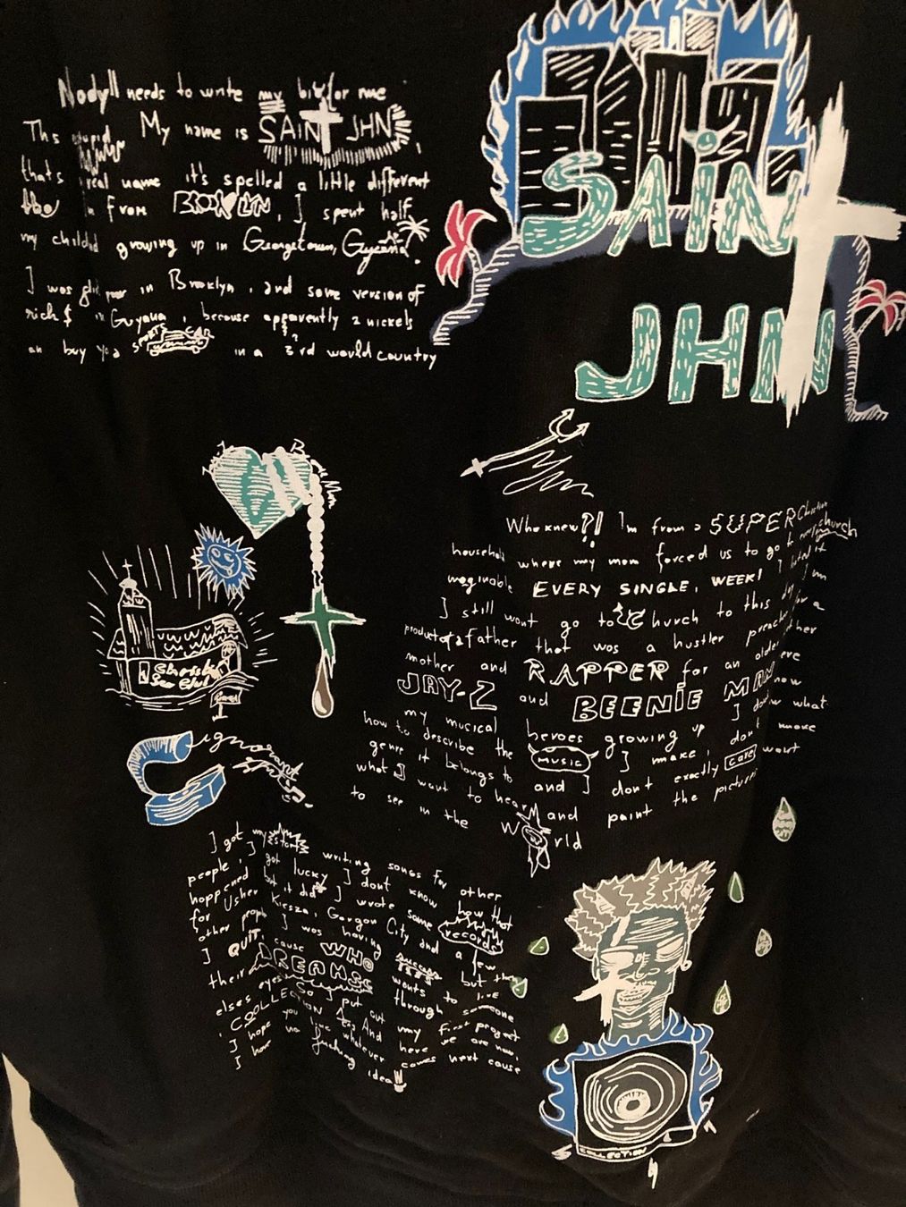 Pullover & Sweatshirts: Saint Jhn Hoodie Black – Neu (gemäss Beschreibung) aus Flawil von bridge28 2