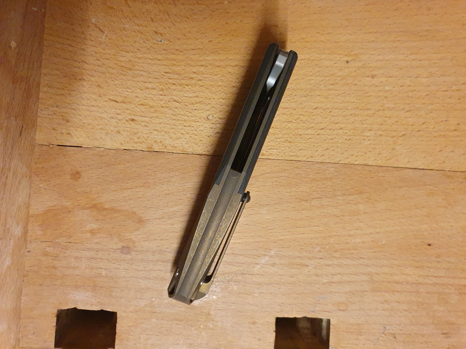 Coltelli tascabile: Reate Knives K-1 Bronze Titanium – Nuovo e nell'imballaggio originale da Uerschhausen venduto da reliable140 3