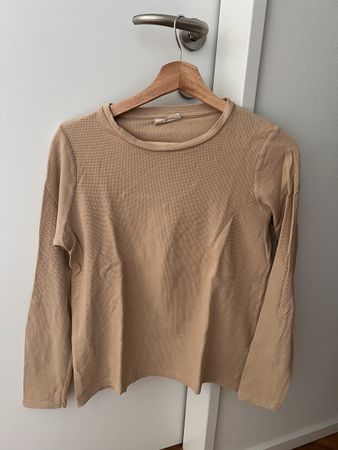 daria deh Langarmshirt beige Grösse S guter Zustand