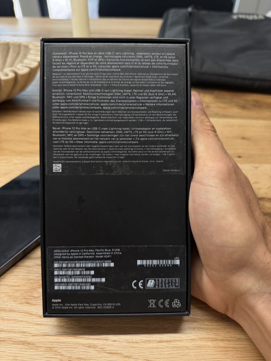 Apple Handys / Smartphones: iPhone 12 Pro Max - 512GB – Gebraucht aus Richterswil von Botondsz 2