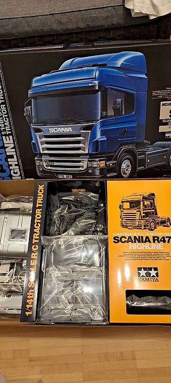 Kit di modellismo & Modellini statici: Tamiya 56364 Scania Silver Edition  – Nuovo e nell'imballaggio originale da Therwil venduto da davidmann 1